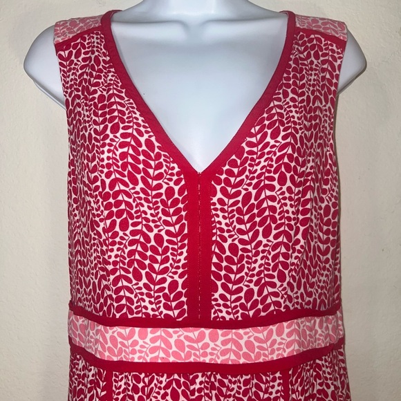 Boden Red Sleeveless V-Neck Sundress - Picture 2 of 8